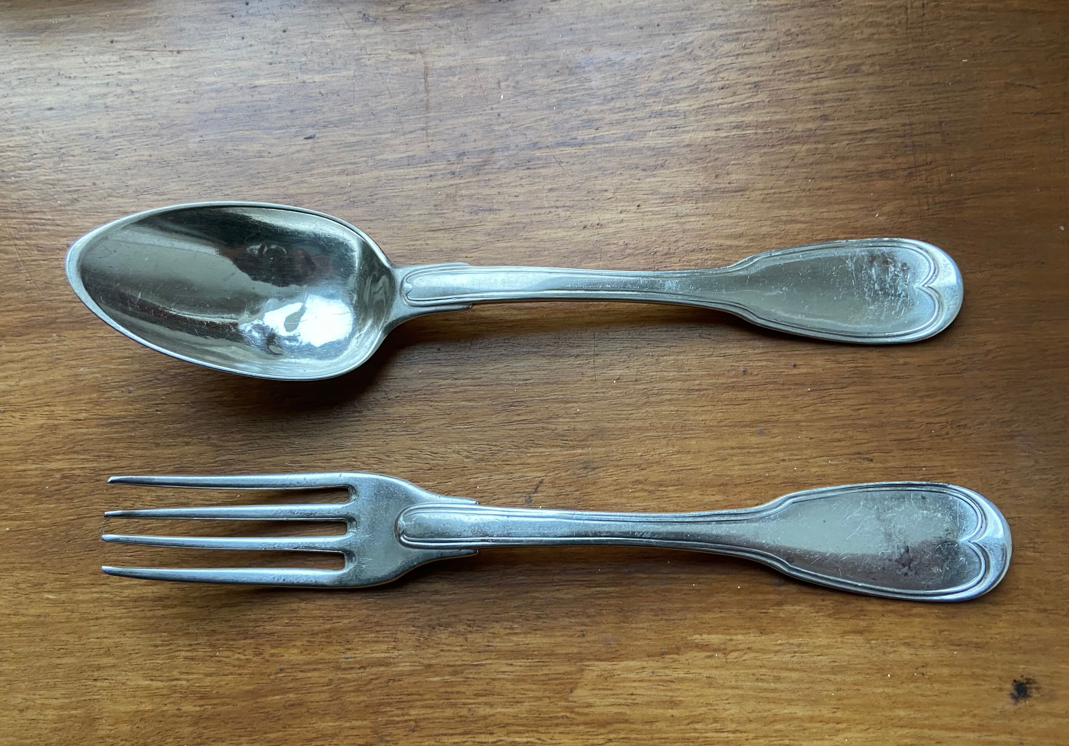 Solid silver cutlery farmers general