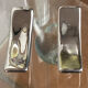 Silver ceramic knife rest