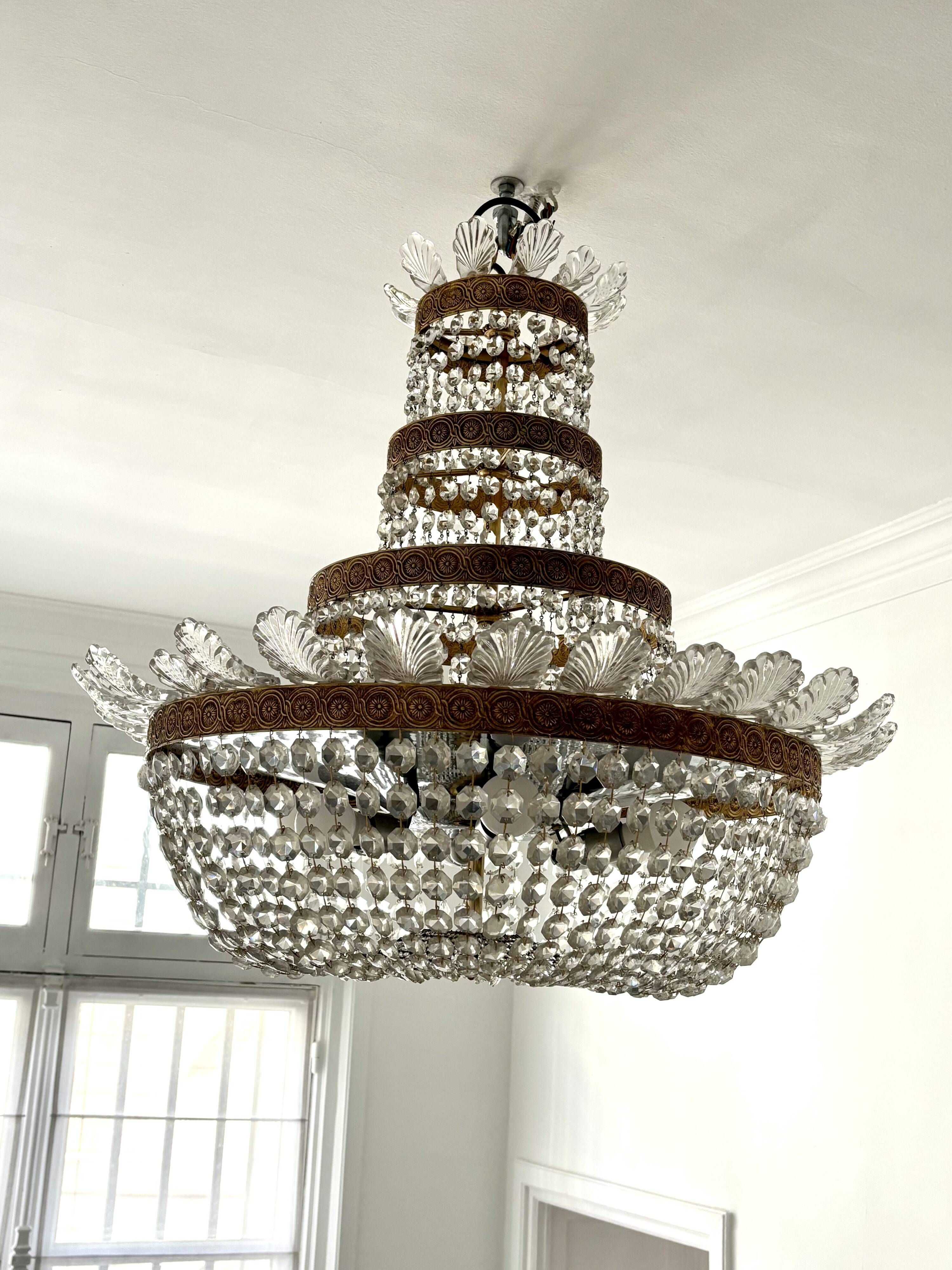 Crystal chandelier