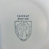 Set of 6 Salins dessert plates