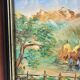 Tableau Huile sur Toile Ferme du pays Basque signé Gil Valota