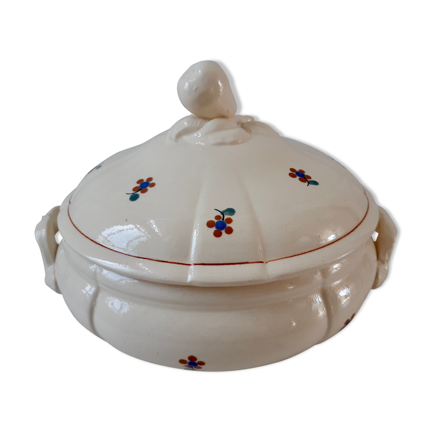 Soupière Digoin Sarreguemines 1930s