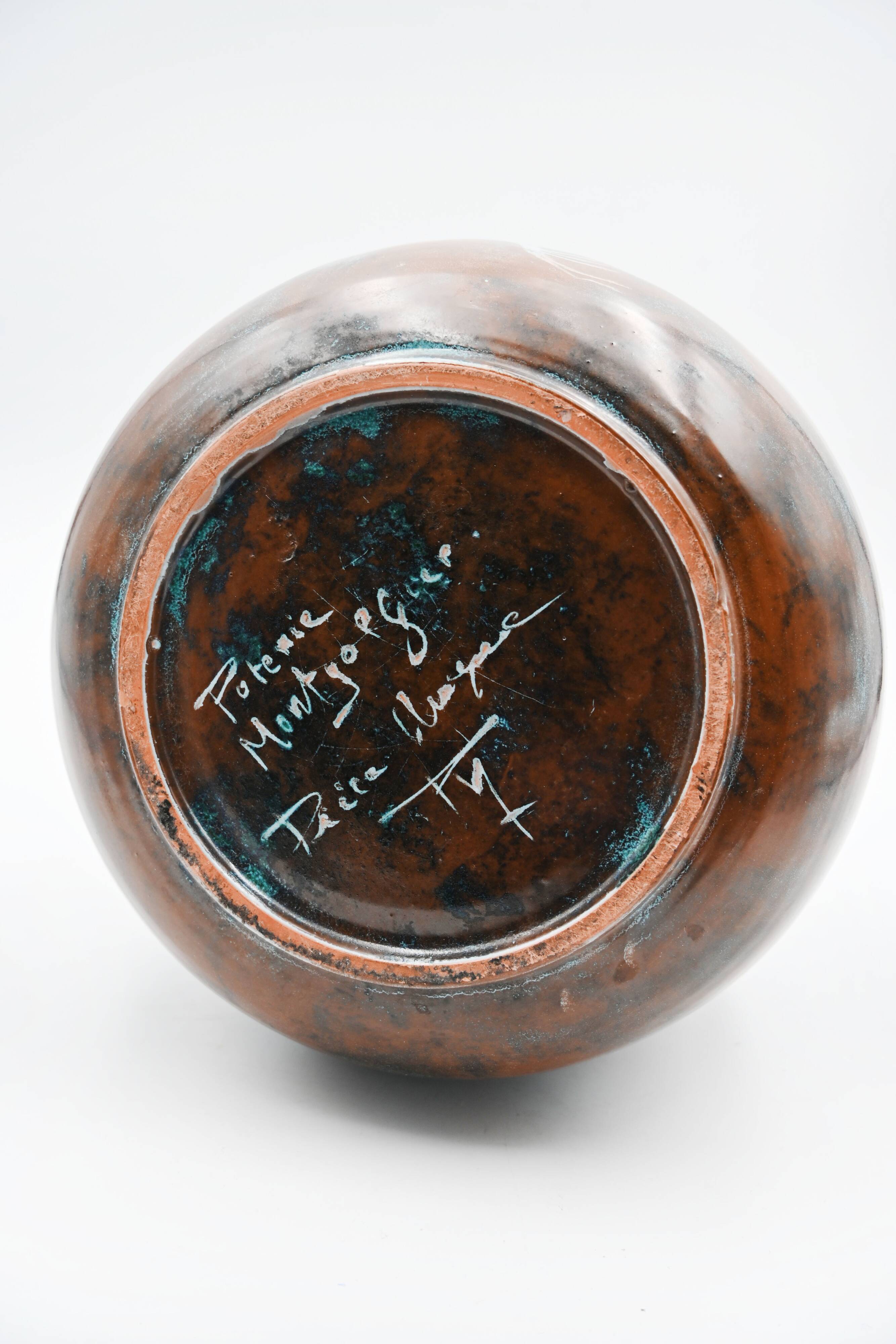 Vase Yvon Roy Atelier Mongolfier