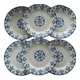 Lot de 6 assiettes de Gien terre de fer