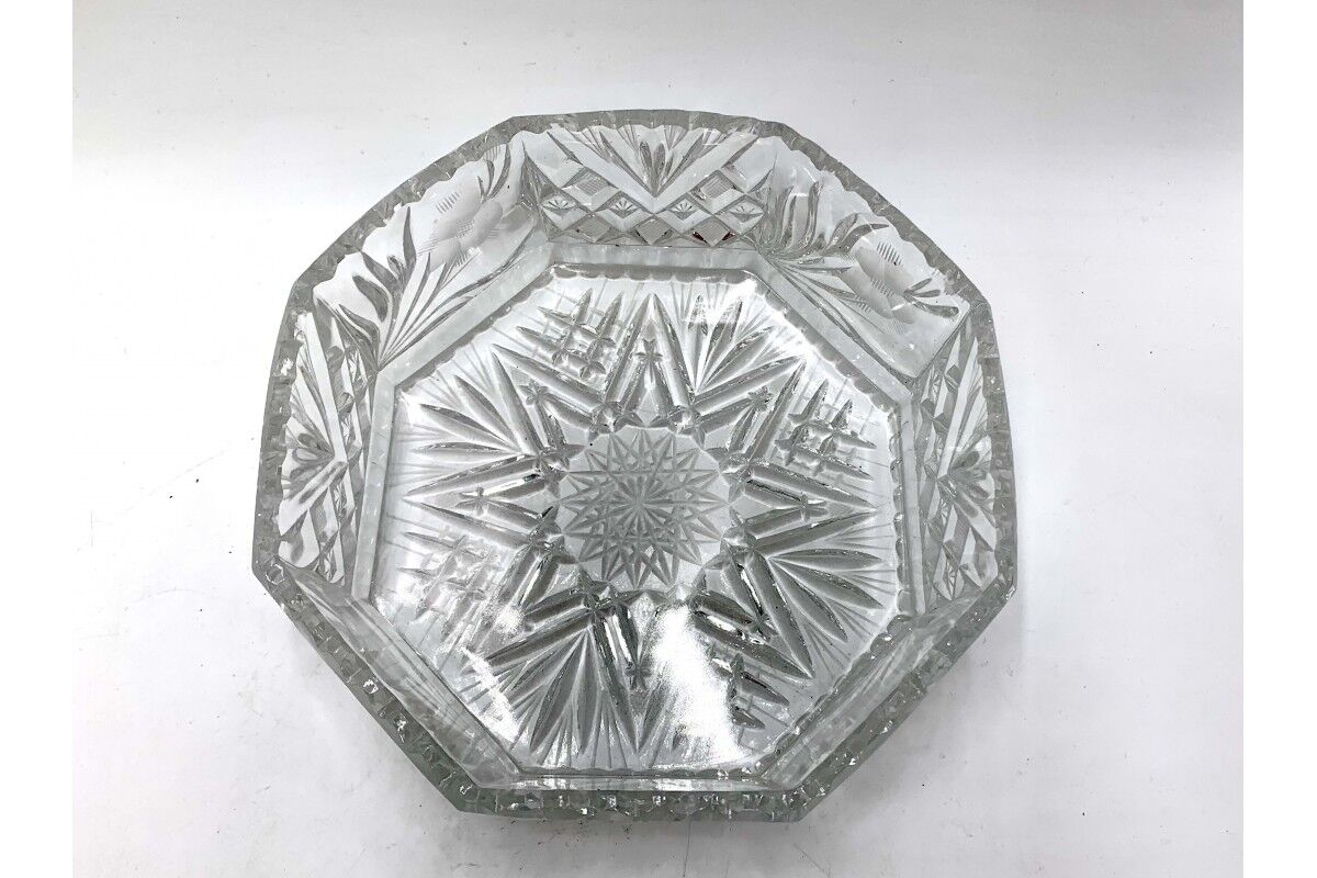 Crystal Bowl, Poland, 1960s