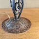Lampe art nouveau fer forgé