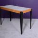 Coffee table, pedestal table dating from the 60s