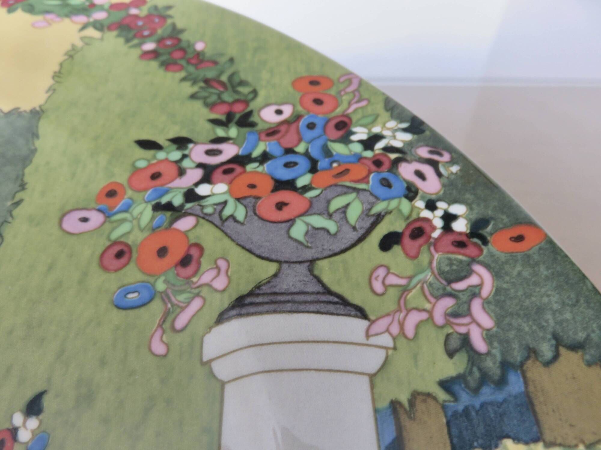 Villeroy & Boch, Raymond Charmaison, 1997, French Gardens, Large plate
