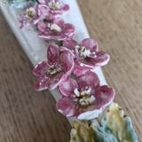 Pair of slip soliflores – Art Nouveau, late 19th century