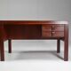 Rosewood desk by Jean Gillon for Italma. Brazil 1970s.