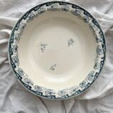 Round hollow ironstone dish "Milan" Creil and Montereau