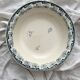 Round, hollow ironstone dish "Milan" Creil and Montereau