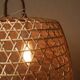 Vintage handmade Scandinavian bohemian country rooster cage lamp