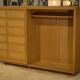 Oak wardrobe by Guillerme and Chambron 1950s