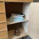 Vintage 20-drawer craft cabinet, 1960s in raw wood