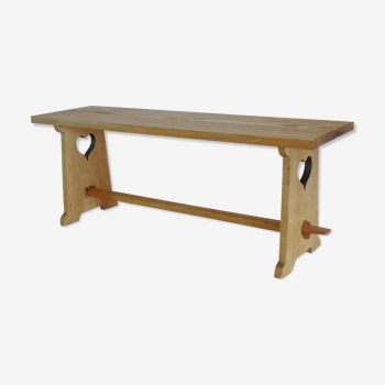 Banc  chalet ancien en bois massif