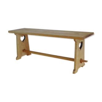 Banc  chalet ancien en bois massif
