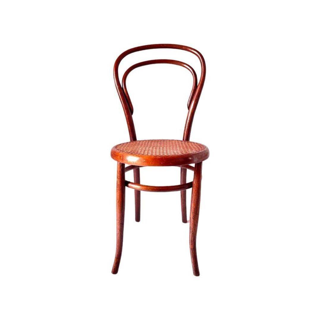Bentwood and cane dining chairs, set of eight, Jacob & Josef Kohn, Austria 1900s