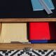 Vintage pine desk, restored