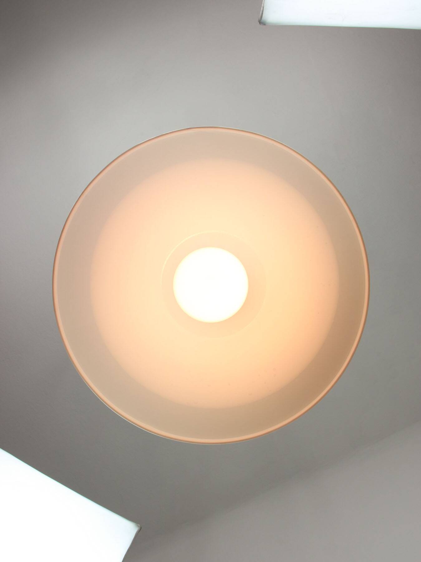 Elpis Pendant by Luigi Massoni for Guzzini in Plexiglass & Brass, 1970s