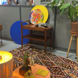 Teak kitchen trolley