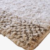 Vintage White Berber Rug - 318 x 180 cm