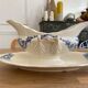 Blue iron earth gravy boat