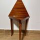 Italian Marquetry Five Piece Triangle Table