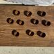 Mini cup, saucer or egg cup in teak H5 D5