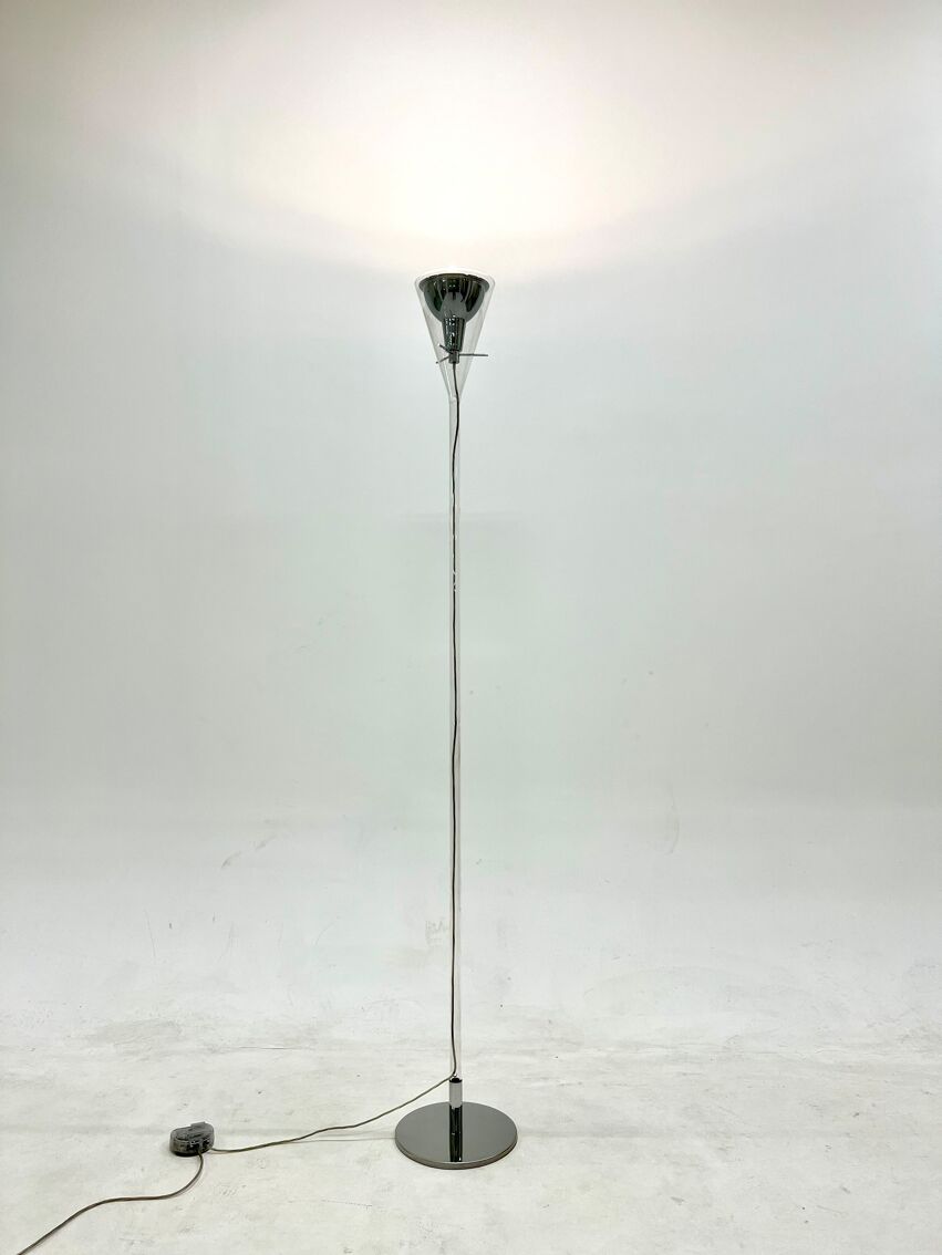 Floor lamp Flute by Franco Raggi for Fontana Arte vintage edition | Selency