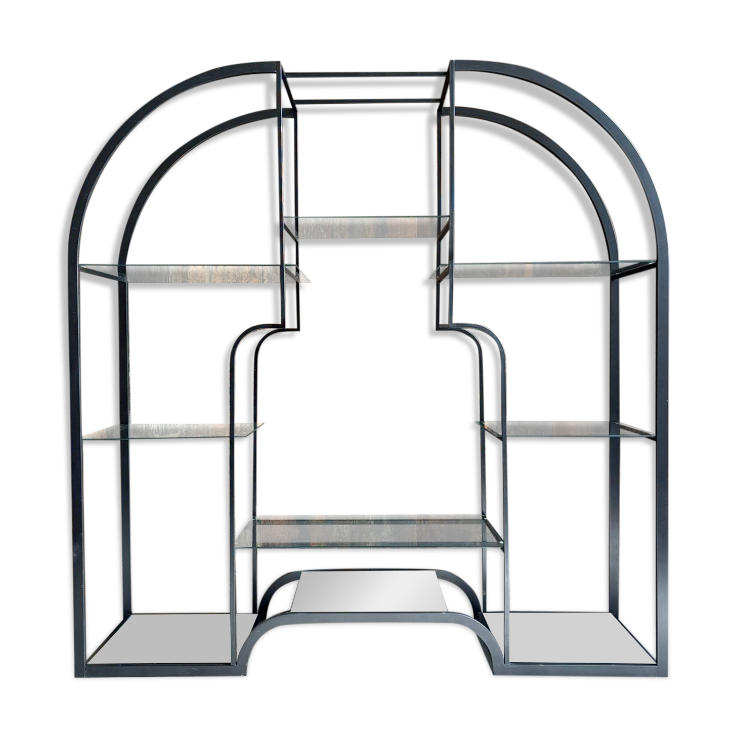 Séparateur de pièce/vitrine au design vintage