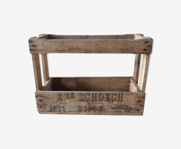 Former caisse casier porte bottle wood