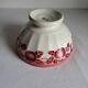 Antique faceted earthenware bowl, Digoin Badonviller