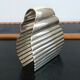 Luc lanel christofle asparagus clamp unduation silver metal art deco