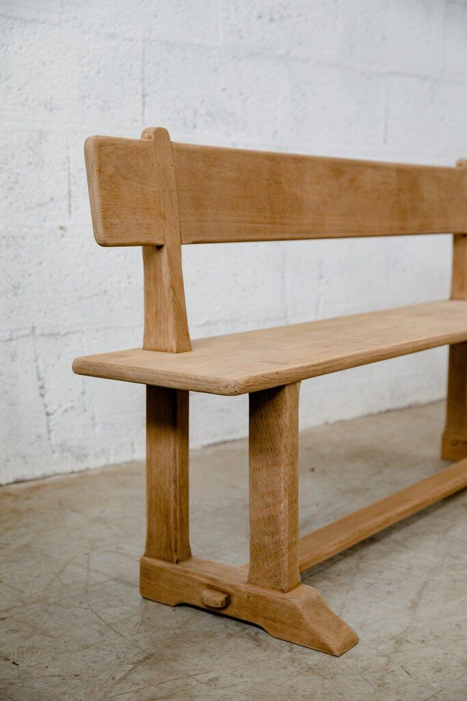 Banc bois massif d’église