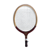 Old Tennis Racket ELAN Kid Wood + Adidas Sport Vintage Cover