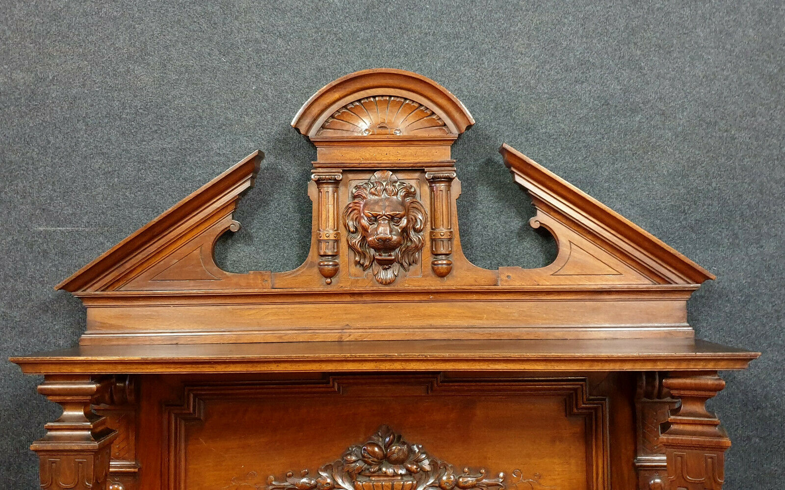 Renaissance mass walnut hunting lodge library