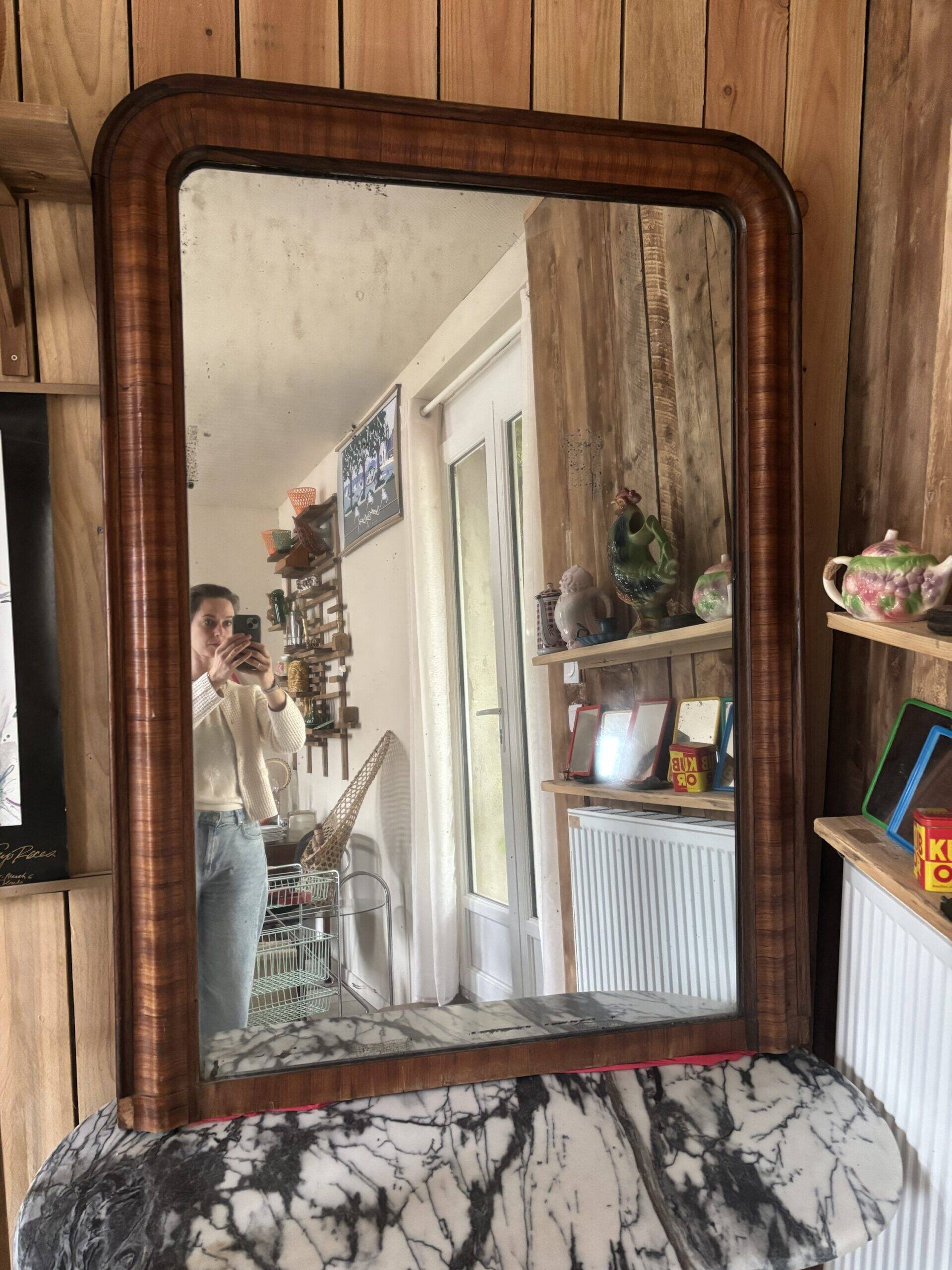 Large Louis Philippe mirror