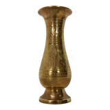 Vintage brass vase from India, 1960's