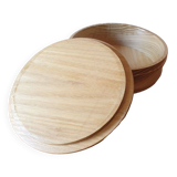 Boite en bois ronde