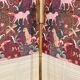 Lampadaire américain verre design 1950.