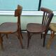 Ensemble de 4 chaises de bistrot - vintage - bar