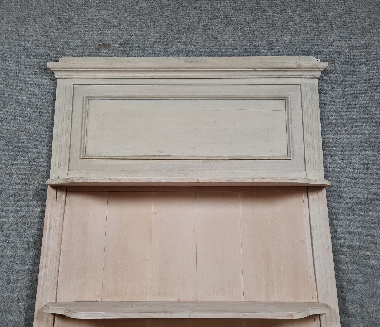 Pharmacy woodwork panel in lacquered wood circa 1900