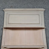 Pharmacy woodwork panel in lacquered wood circa 1900