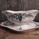 French vintage sauce boat, Muguet, from Longchamp