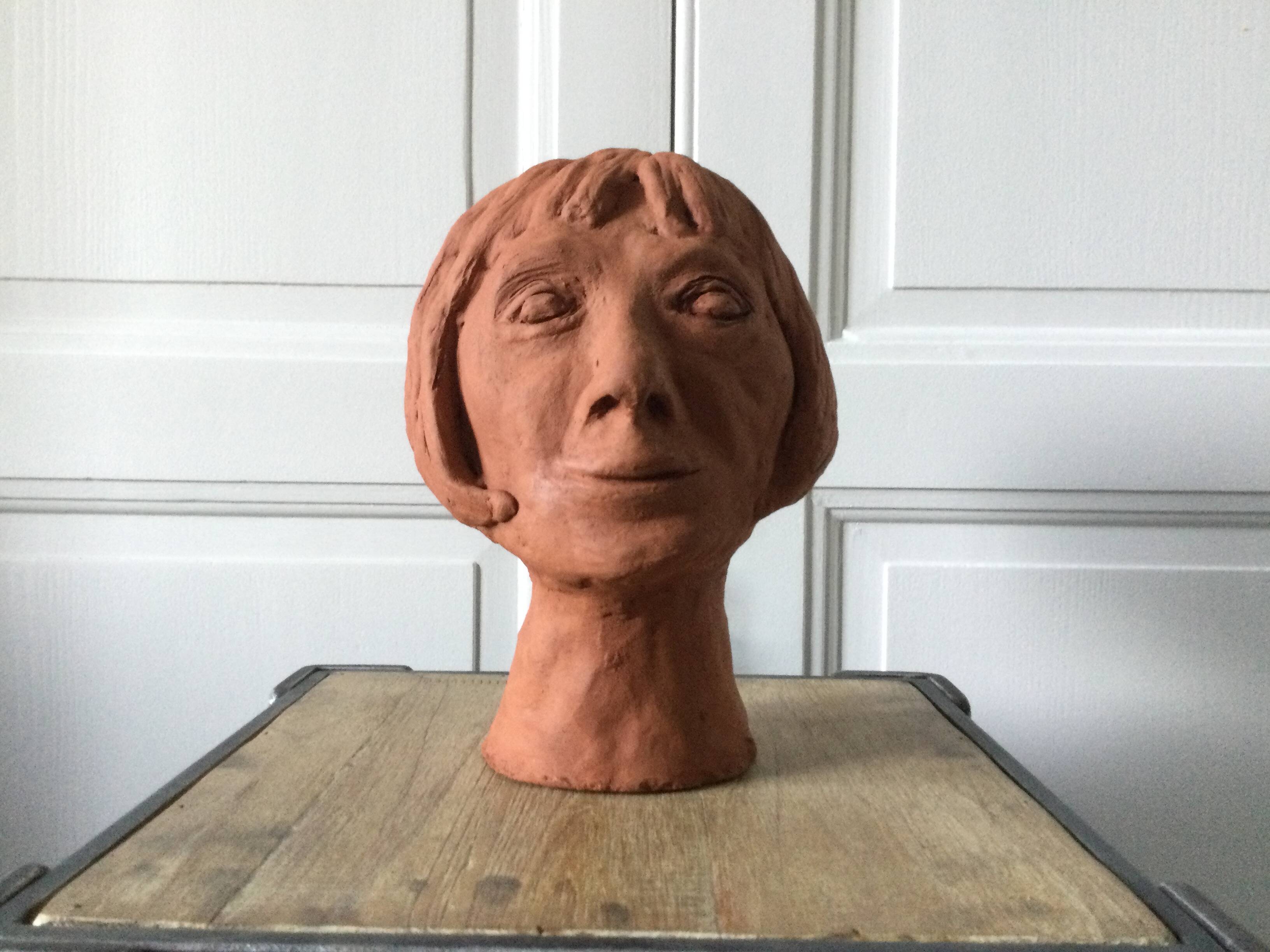 Terracotta bust