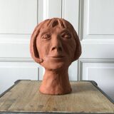 Terracotta bust