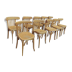 Lot de 6 anciennes chaises bistrot en hêtre courbé des années 1950