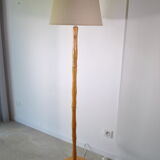 Wooden floor lamp 1970