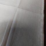 Pair of antique cotton damask napkins with AC monogram